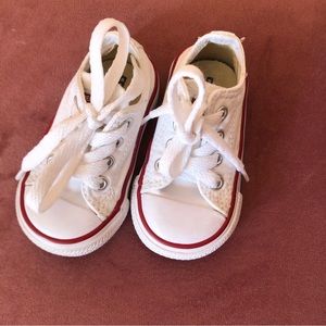 Toddler White Converse